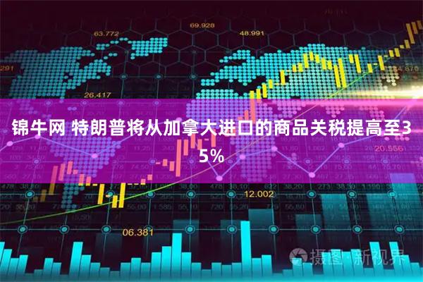锦牛网 特朗普将从加拿大进口的商品关税提高至35%