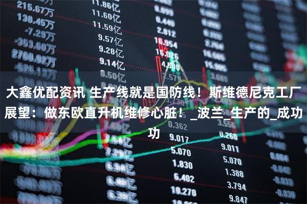 大鑫优配资讯 生产线就是国防线！斯维德尼克工厂展望：做东欧直升机维修心脏！_波兰_生产的_成功
